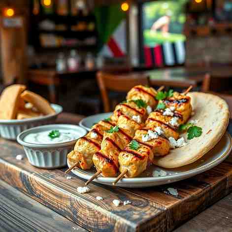 Greek Grilled Chicken Souvlaki